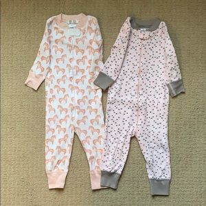 Hanna Andersson Night Night Sleepers (2). Sz 9-18M